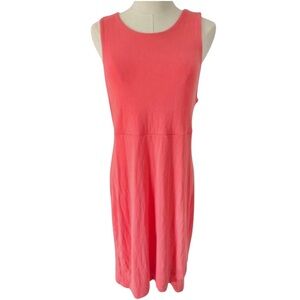 Athleta Active Dress Peach Orange Soft Modal Athleisure Stretchy Easywear Medium